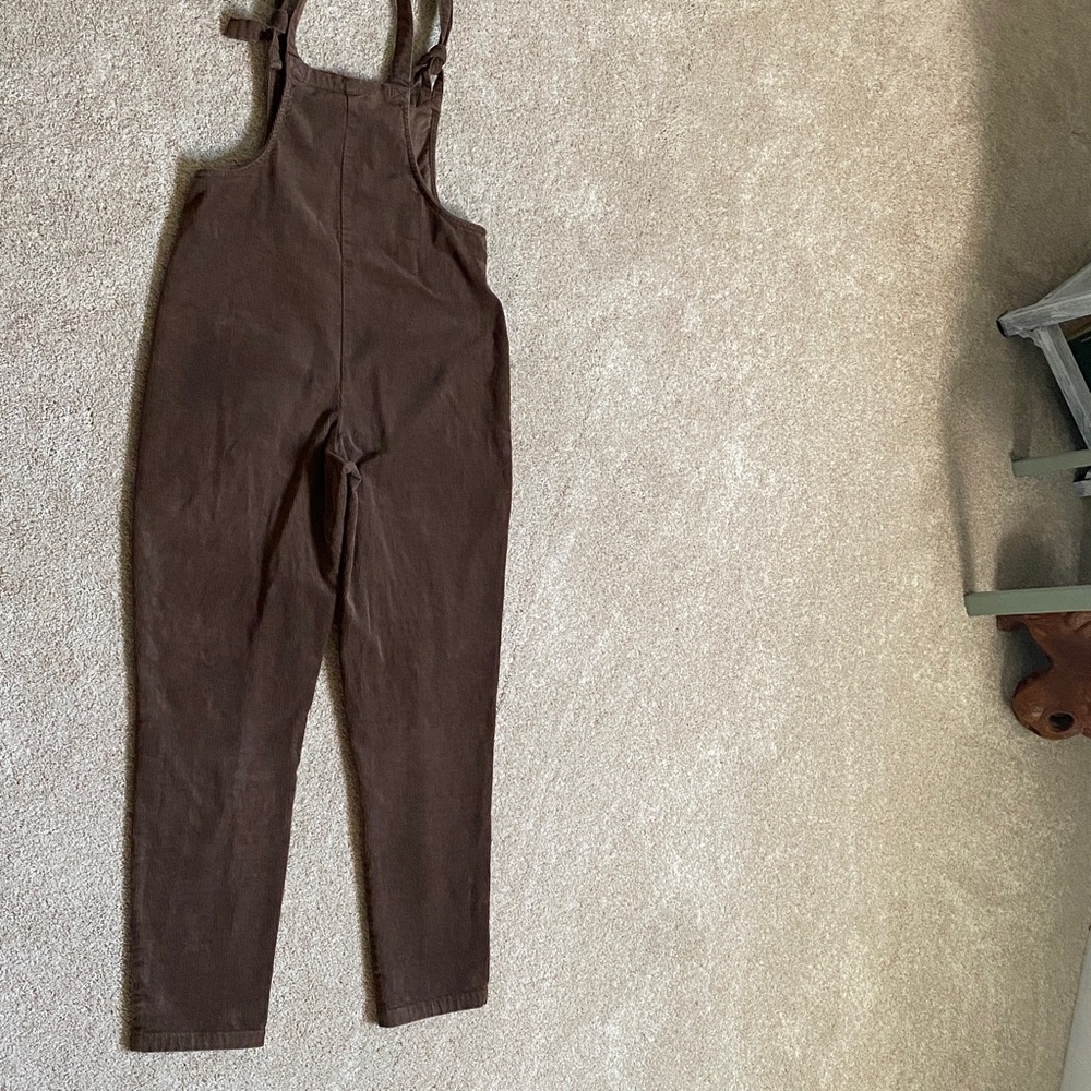 Lucy & Yak Brown Corduroy Overalls/Dungarees - Picture 10 of 14